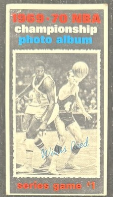 1970-71 Topps NBA Championship Series #168 Jerry West, Willis Reed, Lakers Knick