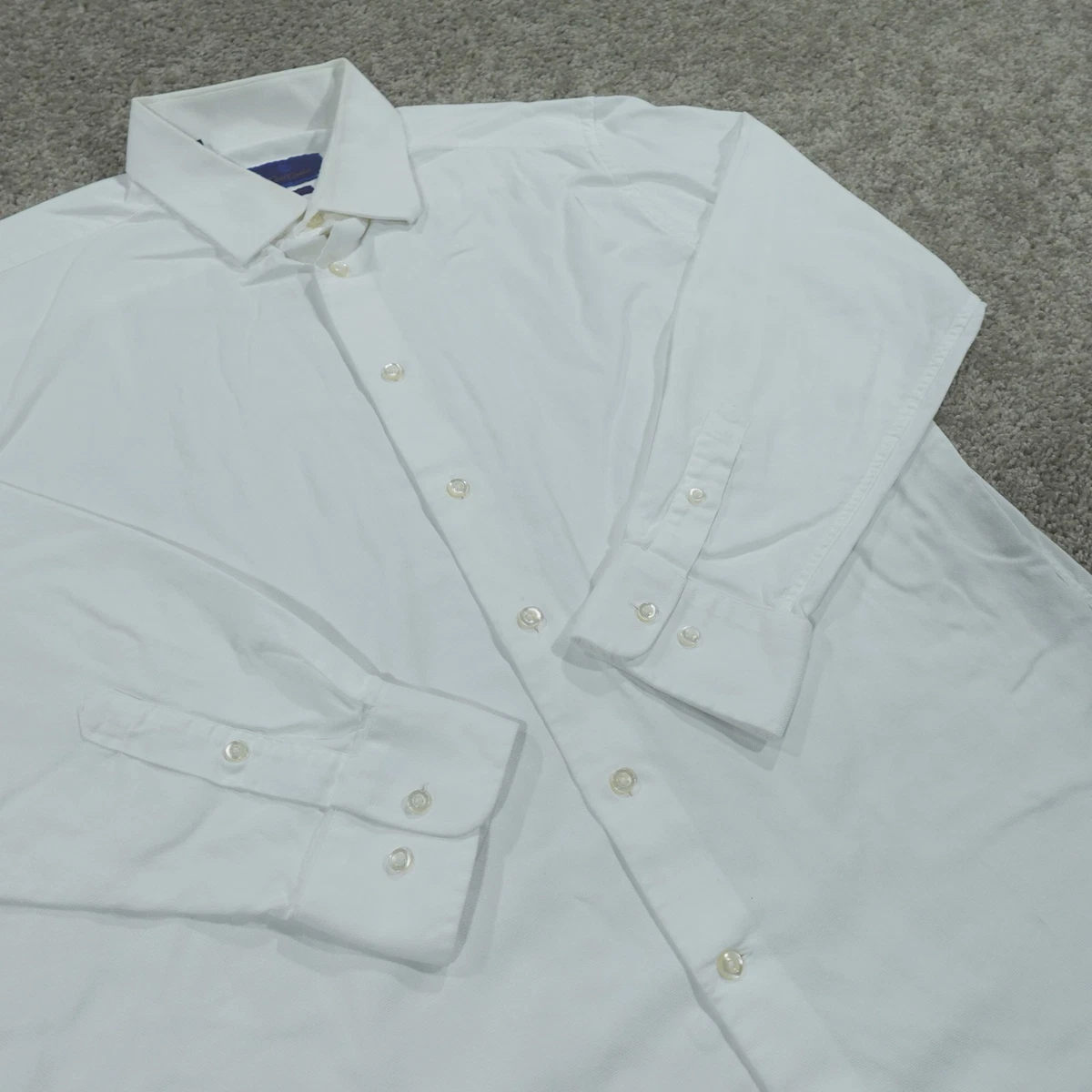 David Donahue White Slim Dress Shirts for Men for sale | eBay