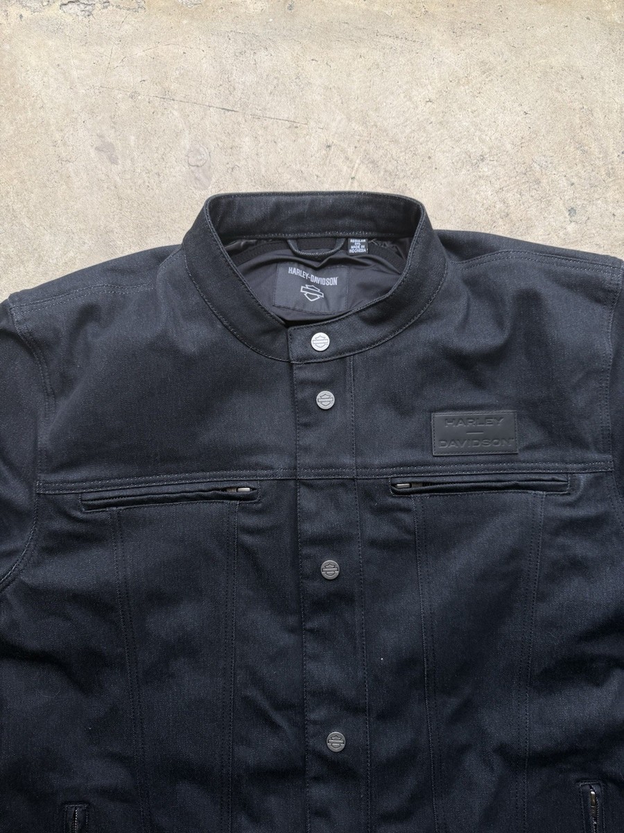 Harley Davidson Chisel Jacket Size Mens 3XL Denim Trucker