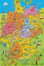 DEUTSCHLANDKARTE MIT BILDERN - Schmidt Puzzle 56312 - 200 Teile Pcs.