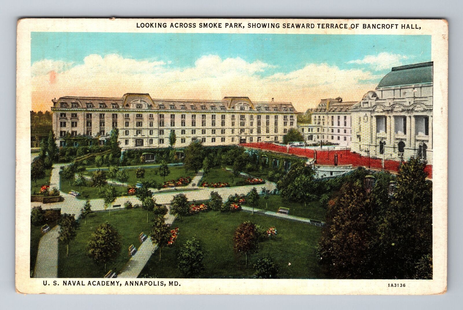 Explore Annapolis MD’s Seaward Terrace & Smoke Park Vintage Postcard Scene