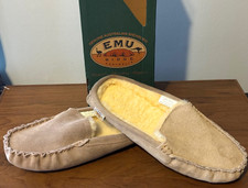 EMU Australia Women's Memory Foam-Cow Suede-SHEARLNG SLIPPERS - Size M 8-9 -NIB