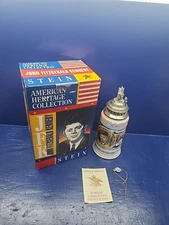 Anheuser Busch American Heritage Collection John Fitzgerald Kennedy Stein GM4