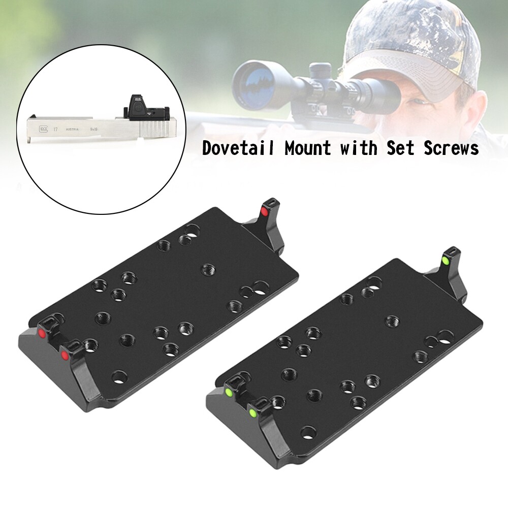 Universal Red Dot Mount Plate Base for Glock Pistols  