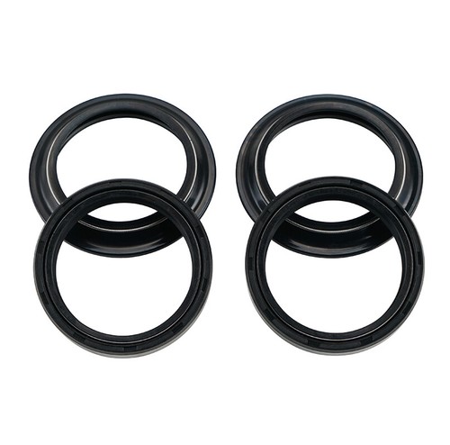 Front Fork Dust Seals Kit 56-142 For Honda CR250R 97-07 CRF 250X 450X 2005-2015 - Picture 3 of 6