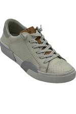 Dolce Vita Lace-Up Metallic Sneakers Zina White/Natural