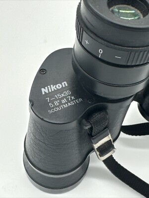 Nikon 7-15x35 5.8 at 7x Scoutmaster Nikon Zoom BINOCULARS Vintage Nikon 7-15x35 5.8 at 7x Scoutmaster Nikon Zoom BINOCULARS Vintage
