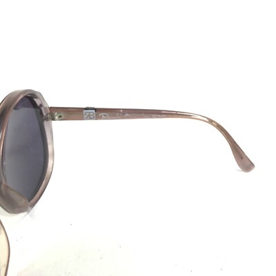 Vintage Renato Balestra Sunglasses RB02-522 Clear Brown Frames with Blue Lenses Vintage Renato Balestra Sunglasses RB01-522 ROMA Brown  main image 2