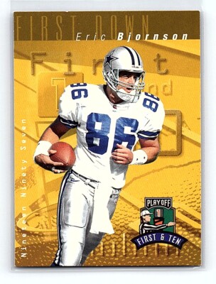 1997 Playoff First & Ten Eric Bjornson Dallas Cowboys #57