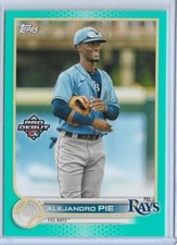 RARE 2022 TOPPS PRO DEBUT ALEJANDRO PIE ROOKIE CARD RC #PD-164 ~ 01/75 UNIQUE