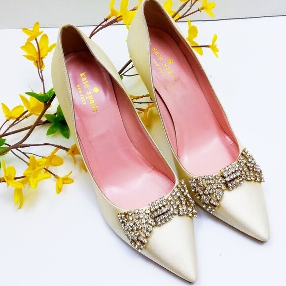 kate spade rhinestone shoes