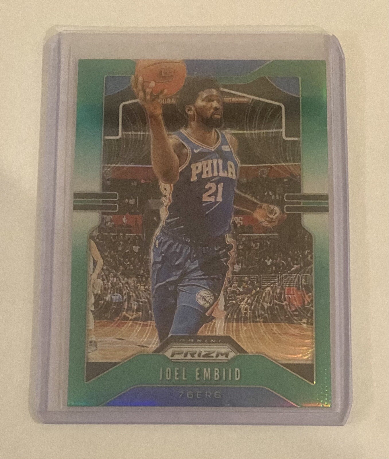 JOEL EMBIID 2016-17 Prizm Green Refractor #199 2023 MVP! 76ers STAR