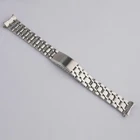 19mm Vintage Steel Curved End Watchband bracelets For Seiko belmatic 6139-6012