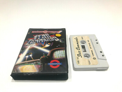 STAR COMMANDO / SOFTWARE TERMINAL / COMMODORE 64 C64 CASSETTE K7 