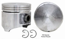 EngineTech Piston Set with Rings Pack of 8 .020in .50mm Oversize .020in .50mm Ov