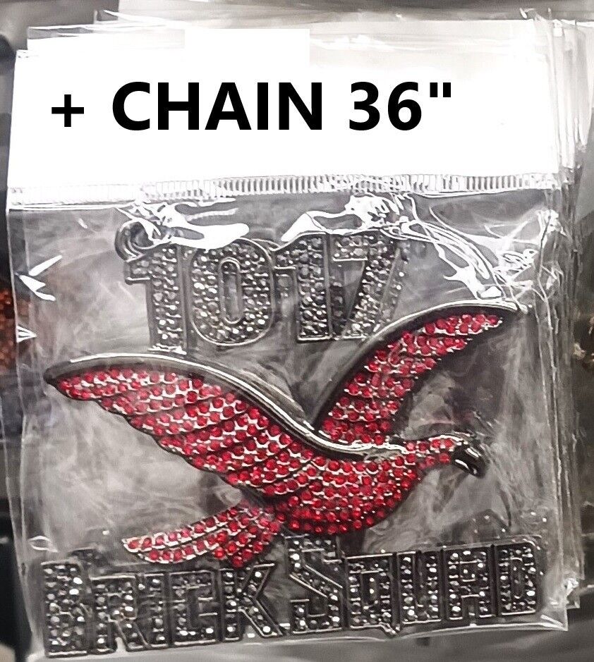 Brick Squad Gang Fly Bird Pendant Franco Chain Hip Hop Rap Brick Squad Gang Fly Bird Pendant Franco Chain Hip Hop Rap