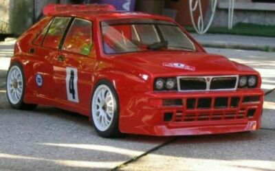 Carrosserie Claire 1:10 Lancia Delta S4 Rally – Décor Martini, Avec Extras, Pour RC électrique