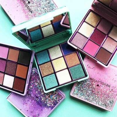 Makeup Revolution, I Heart Revolution Glitter Lidschatten Palette Stunning Sparkle