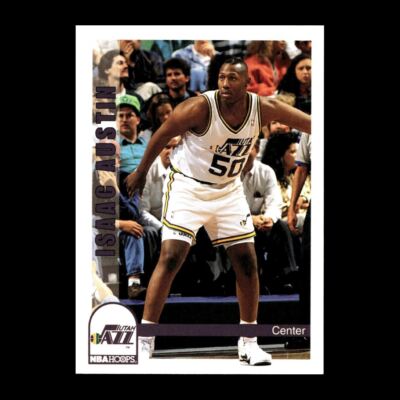 Isaac Austin 1993-94 Hoops Rookie R328A Utah Jazz #471 57