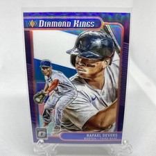 2021 Optic Diamond Kings Carolina Blue and White Prizm #5 Rafael Devers Red Sox