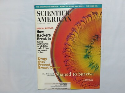SCIENTIFIC AMERICAN Oct 1998 Computer Hackers Slime Eel Apple Feynman AE
