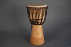 Djembe- African Tribal Drum Uganda Musical Instrument Handmade (Vintage Rare) — photo 4