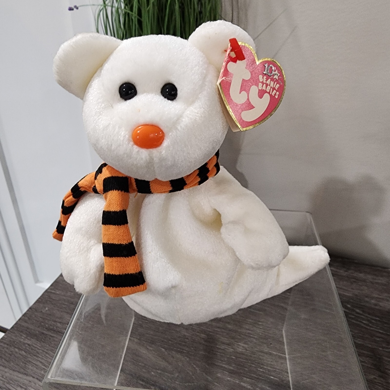 TY Beanie Baby Quivers the Halloween Ghost Bear Retired 2003 eBay