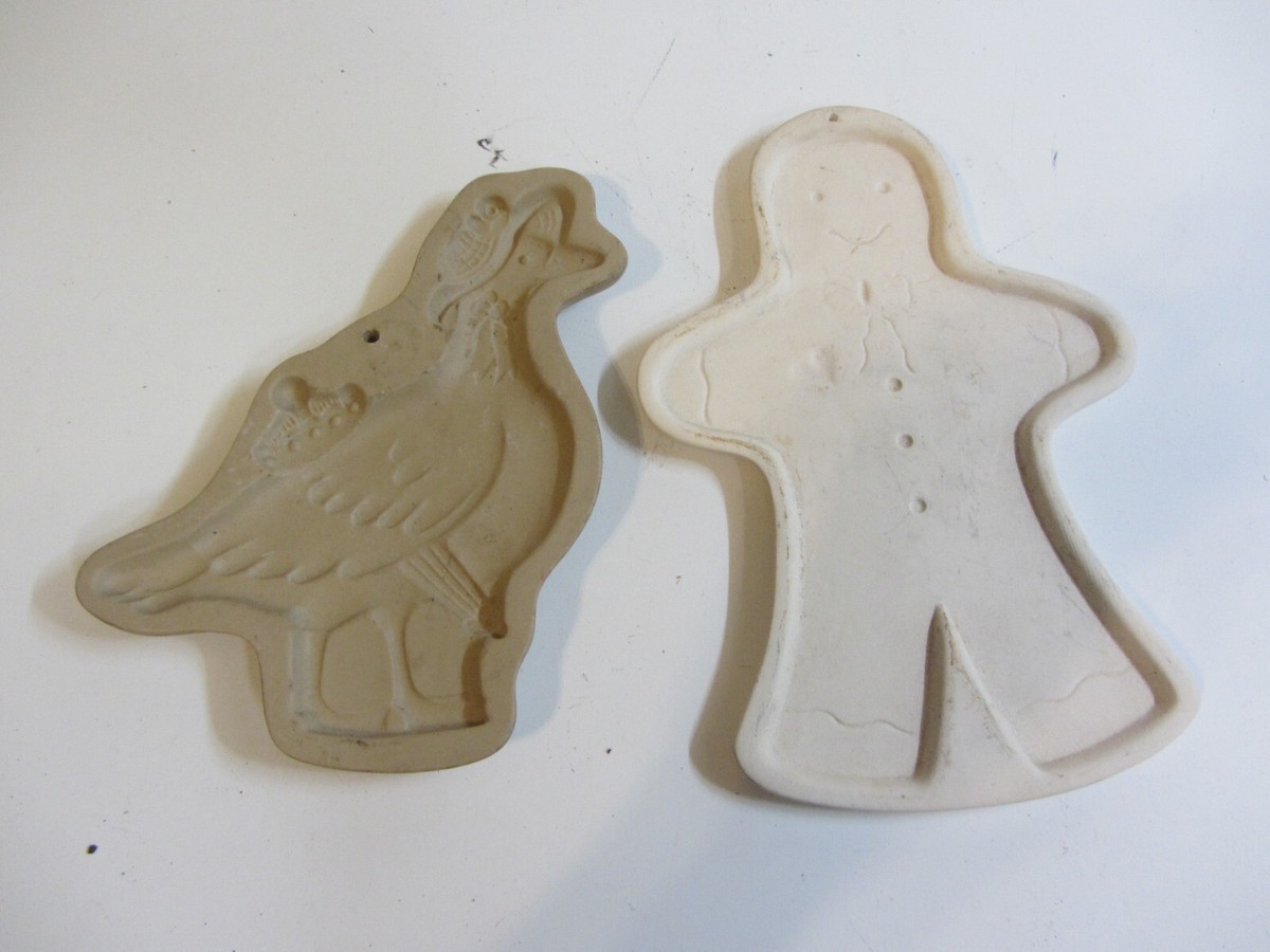 BROWN BAG COOKIE ART GINGER BREAD DUCK MOLD 1992 GINGERBREAD MAN