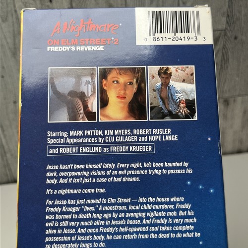 Nightmare On Elm Street 2: Freddy’s Revenge VHS 1986 Horror - Picture 22 of 24
