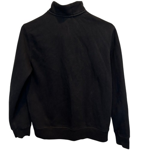 POLO Sport by Ralph Lauren Fleece 1/4 Zip Pullover Youth Large 14-16 Black - Picture 2 of 3