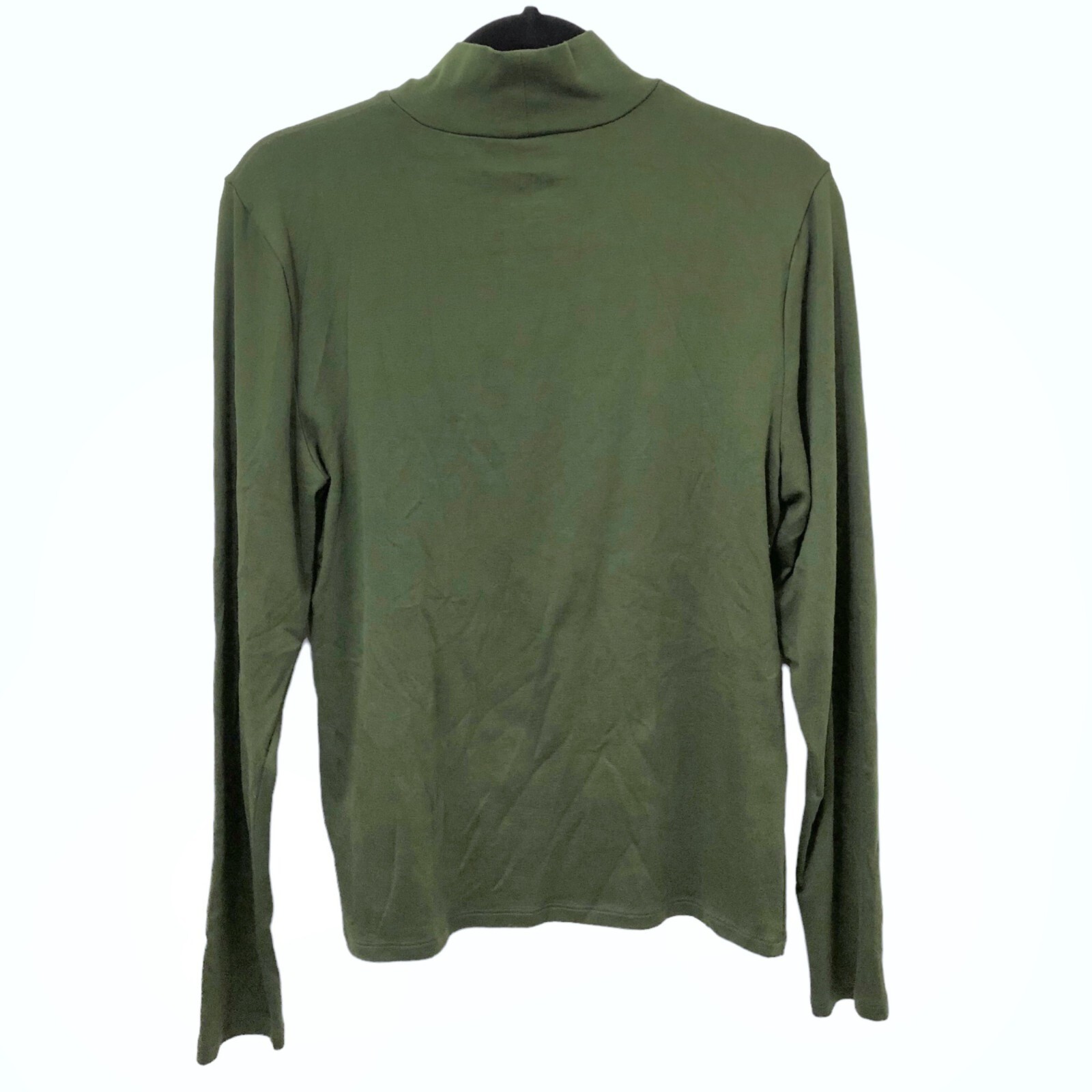 Gap Modern Turtleneck Solid Green Long Sleeve Pul… - image 2