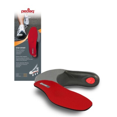 Pedag VIVA Sport Orthotic Semi-rigid Insole for Impact Sport w/ Heel  Cushion - Main Image