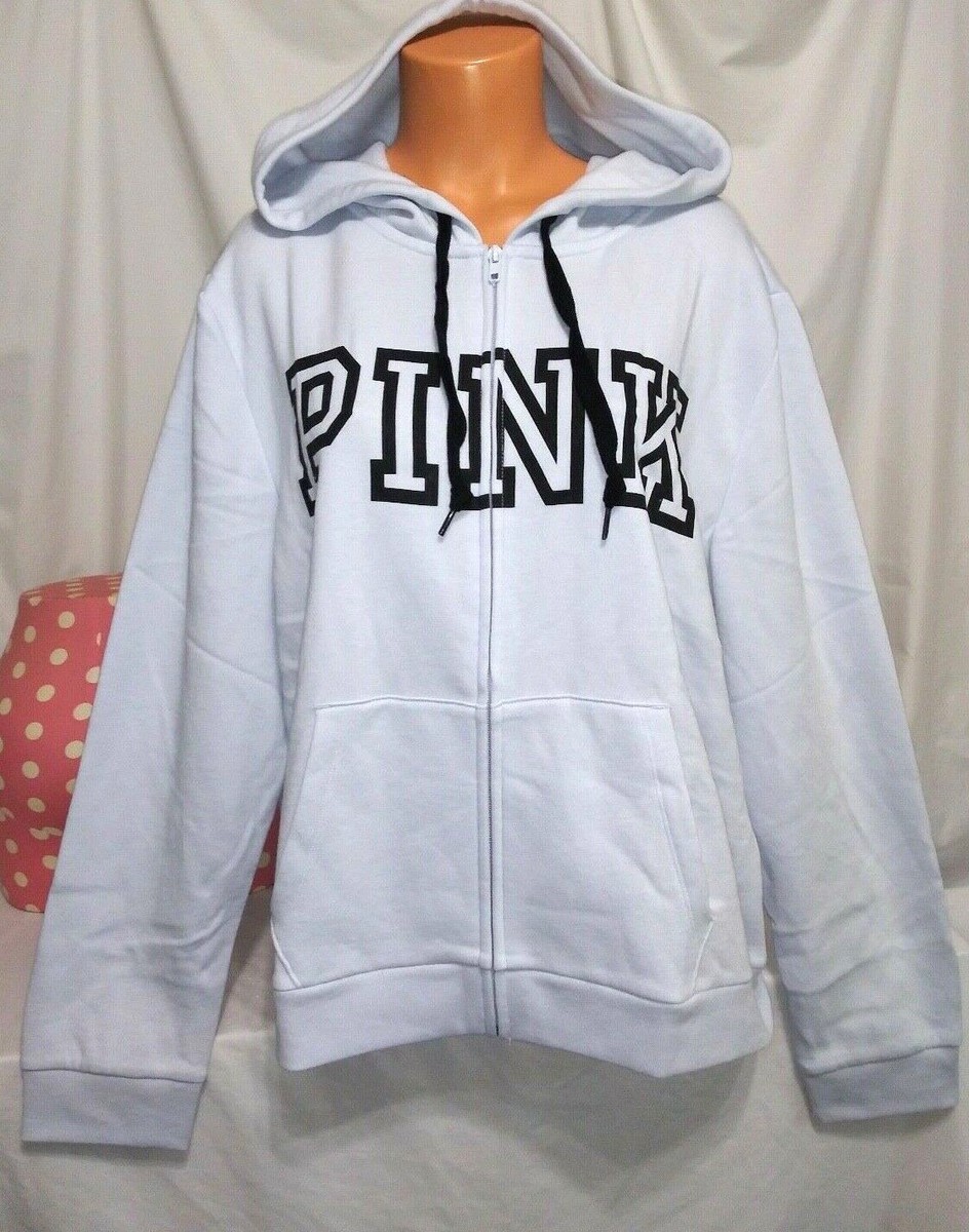 Victorias Secret PINK Graphic Full Zip Super SOFT Hoodie NWT XXL