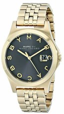 NEW Marc by Marc Jacobs MBM3315 The Slim Watch Gold Tone Stainless Unisex SALE