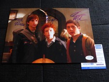THE THREE??? Cameron Monaghan Chancellor Miller Nick Price Signed Autograph ACOA