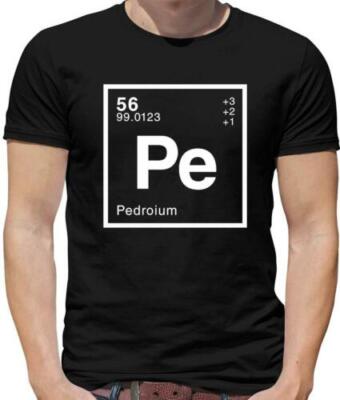 Element Name Pedro Mens T-Shirt - Surname - First Name - Physics - Science -Nerd