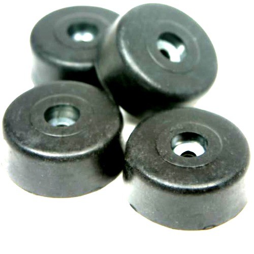 NEW Medium Rubber Feet with Metal Insert, Pkg. 4 for eBay