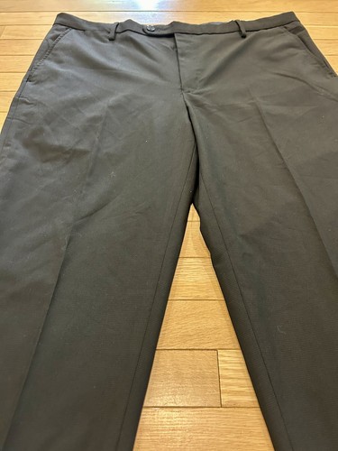 NWT Nautica Pants Men’s Size 40x32 Stretch Business Casual Black Travel Comfort - Picture 2 of 5