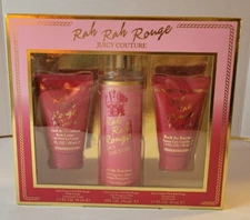 Rah Rah Rouge Juicy Couture Gift Set 3pc Fragrance Mist, Body Lotion, Shower Gel