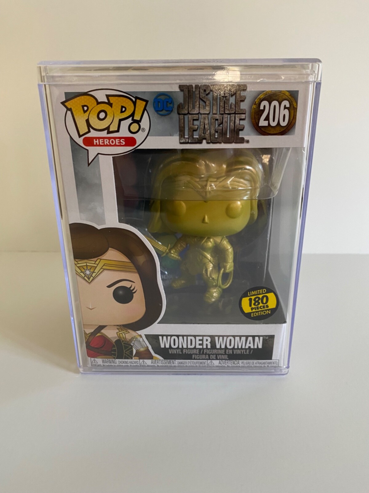 Funko Pop! Wonder Woman #206 Hot Topic Exclusivo Para Empleados Le 180 Como Nuevo/Casi Nuevo 