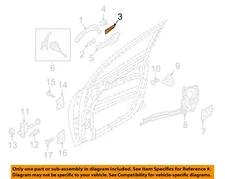 HYUNDAI OEM 18-23 Kona Electric Lock Hardware-Handle, Outside Pad 82664J9000