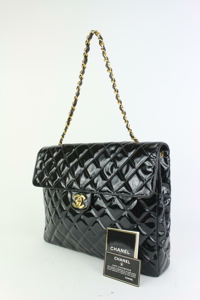 CHANEL ブラック エナメル サイズ36 1/2 ΩNA3084 大人気！付属品付き！ CHANEL シャネル ローファー 36 1