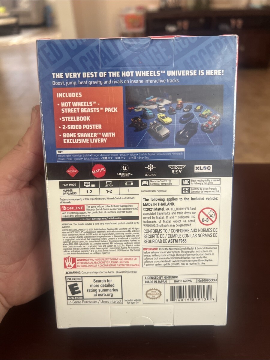 Hot Wheels Unleashed- Challenge Accepted Edition - Switch (Hot Wheels Pass Vol. 1、スチールブック、両面ポスター、ダイキャストカ Hot Wheels Unleashed Challenge Accepted Edition (Nintendo