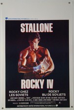 Rocky IV SYLVESTER STALLONE movie poster - Filmplakat 55 x 36,5 cm Belgien