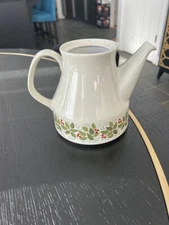 Figgjo Norway Flameware Brazil Pattern 1054 Teapot MCM Vintage Scandinavian 