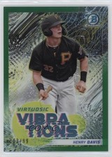 2022 Bowman Virtuosic Vibrations Green Refractor 3/99 Henry Davis #VV-8 nd3