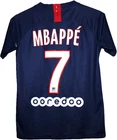 2019 #7 MBAPPE PSG Paris Saint Germain FC Football SHIRT Jersey size 158cm NIKE