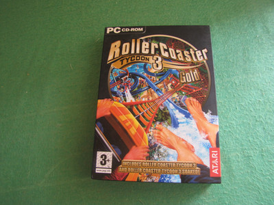 Roller Coaster Tycoon 3 Gold PC Spiel Boxset