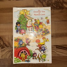 Hallmark 1983 RAINBOW BRITE ADVENT CALENDAR Vintage COUNTDOWN TO CHRISTMAS New