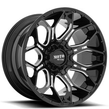 Moto Metal Wheels Mo808 Sniper Gloss Black Milled Off-road Rims 20x10 4pcs A1